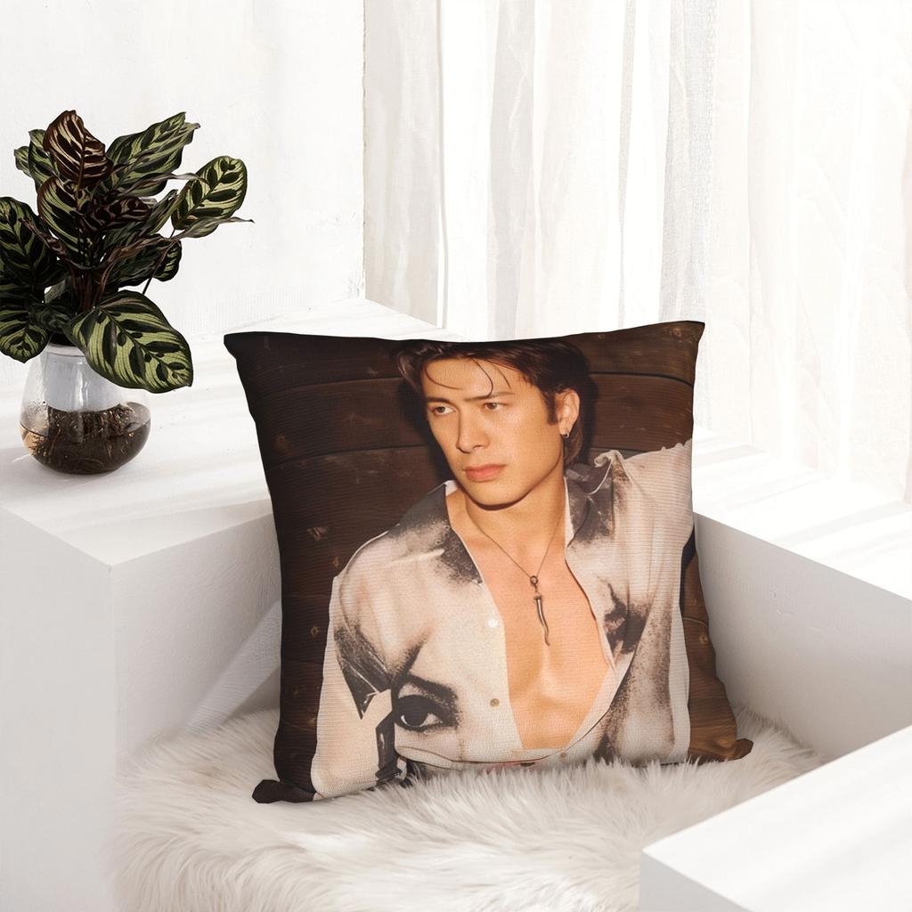 Hudson Williams Pillowcase Printing Polyester Cushion Cover Decorations Throw Pillow Case Cover Sofa Square cm