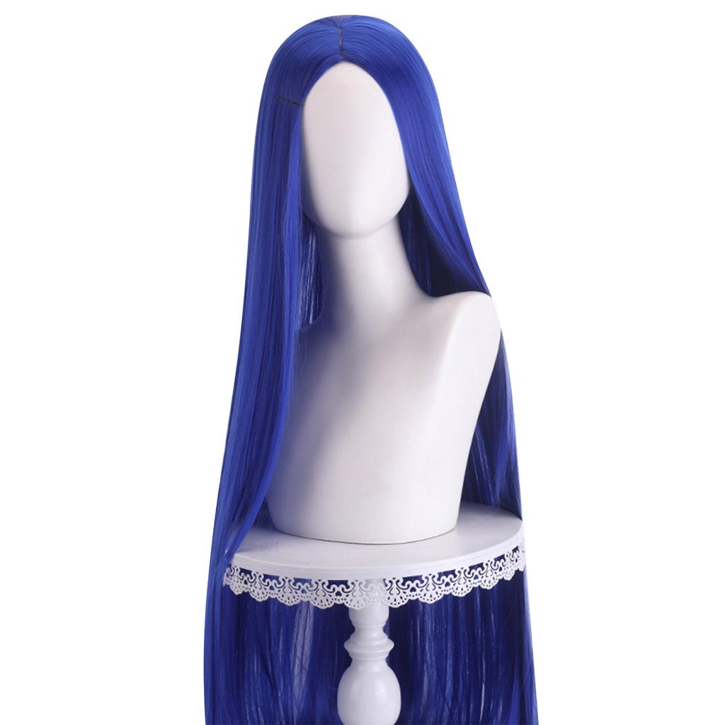 Wig Women's Long Curly Hair With Large Wavy Center Split Bangs, Red High-temperature Silk, European And American Wig Sets