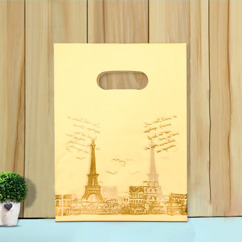 Various Styles Colorful Printed Pattern Accessory Bags Cute Cartoon Plastic Bag T-shirt Socks Facial Mask Cosmetics Magazine Packaging Sack Handbag