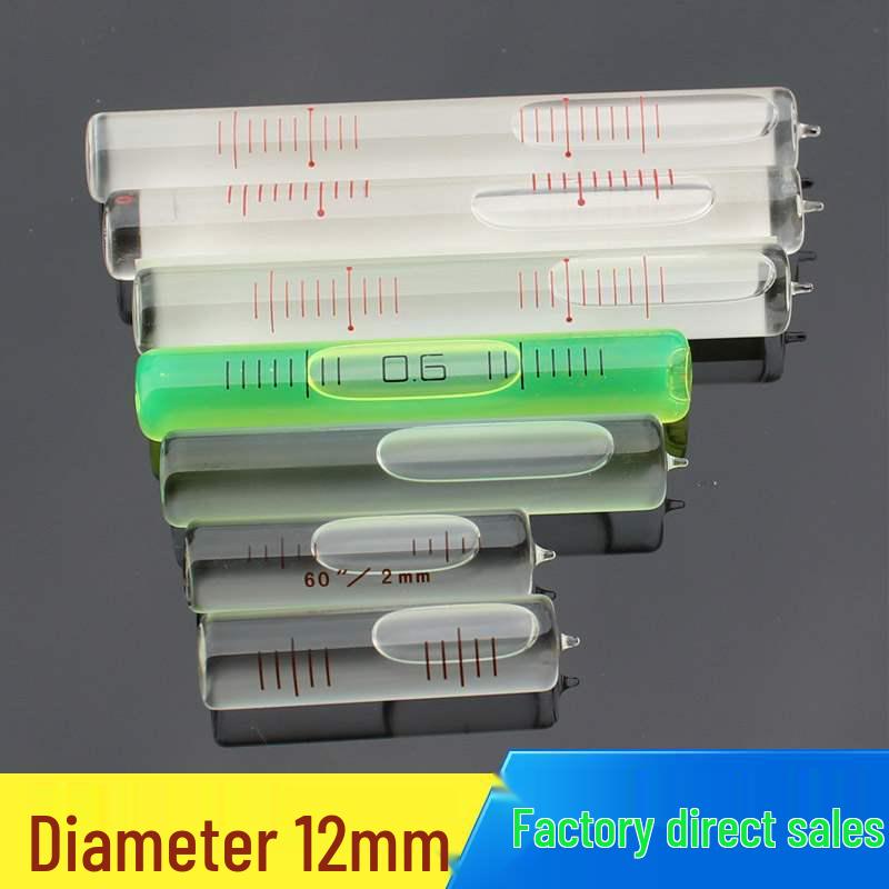 High Precision Cylindrical Bar Spirit Level with 12mm Diameter No