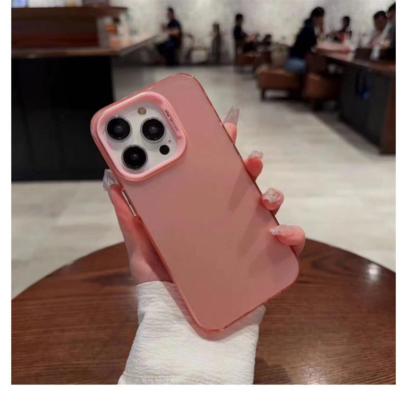 Solid Color Silver Is Suitable for Apple IPhone16pro Mobile Phone Case 14/15promax Europe and America 12/13pro11