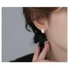 Women Luxury Zircon Leaf Design Elegant Fashion Earrings Jewelry