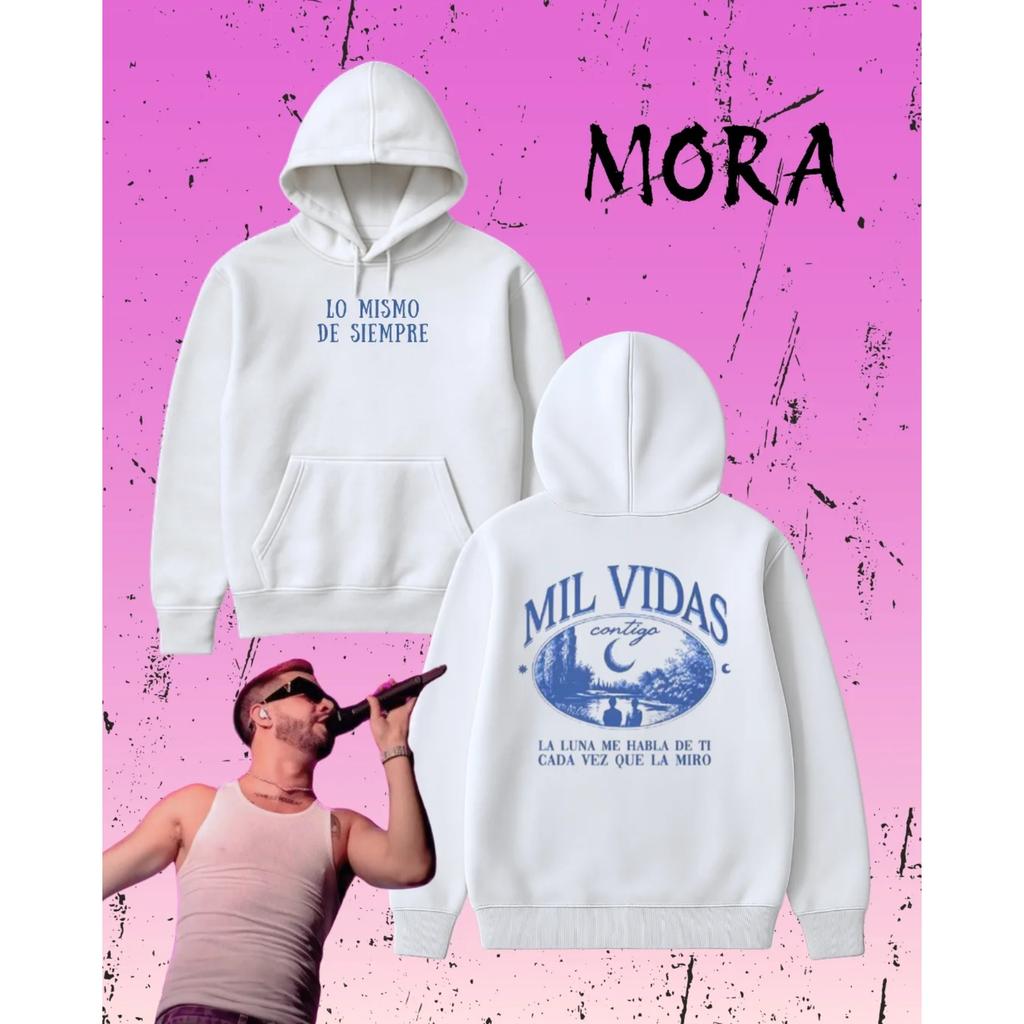 Mora Print Hoodie Men Women Sweatshirt Hip Hop Harajuku Casual Loose Streetwear Y2k Oversized Pullover Tracksuit Female Male Clothing