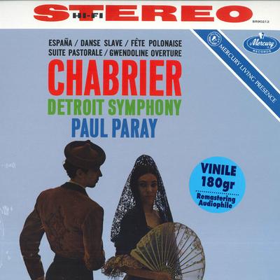 LP Record CHABRIER DETROIT SYMPHONY PAUL PARA - Espana / Danse Slave / Fete Polonai SR90212 Mercury 1998 US Classical