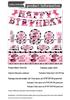 Pink Cowgirl Party Tableware Set: Gun & Rose Series Cups, Plates, Decorations