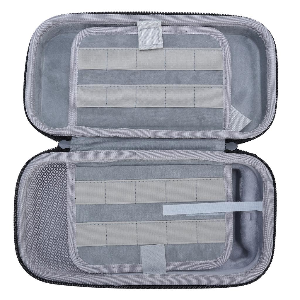 Carrying Case for     Console EVA PU Handheld Game Console Hard   Pouch Storage Bag with 20 Game Card Slots for Travel