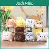 Soft And Charming Plush Cat Dog Keychain Cute Animal Bag Pendant 12cm Stuffed Toy