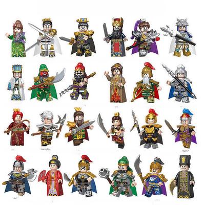 Three Kingdoms Feather Zhao Yun Five Tiger General Mounted War Horse Red Rabbit Building Blocks Children's Toys