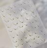 Waterdrop Geometric Butterfly Gold Stamping Moon 5D Nail Art Sticker Elegant Metal Self Adhesive Decoration Manicure Decal