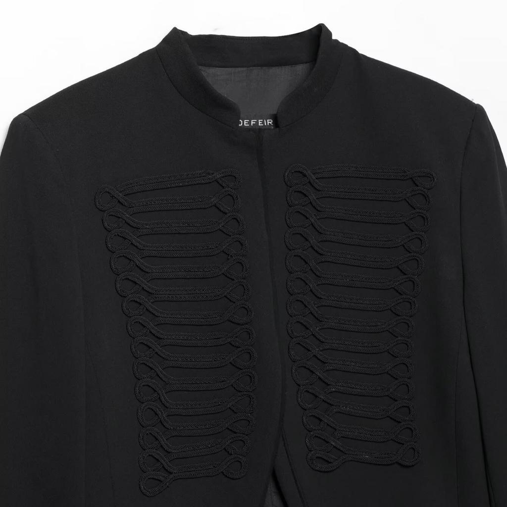 2026 summer new European and American cross-border women's clothing street fashion knot buckle blazer w085 370747