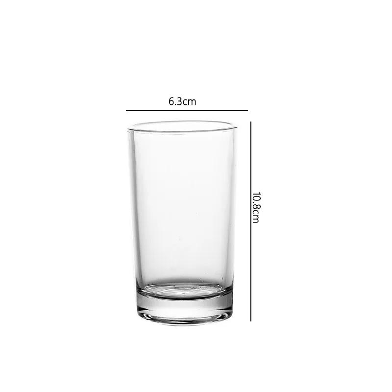 Getränkebecher Transparent Frühstückstasse Schlichter Stil Cocktailglas Gerades Weinglas Hitzebeständige Wasserflasche Bierglas