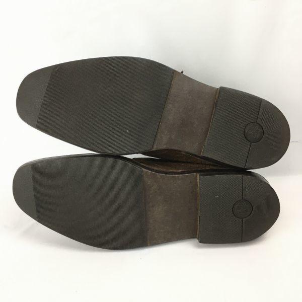 Burberry Leather Chukka Boots Dark Brown size 26.0 Men's(USED)