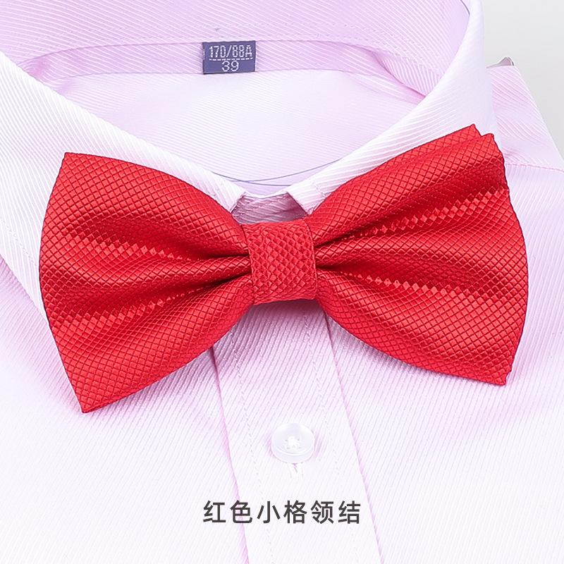 Bow Tie Wedding Male, Korean Groom Wedding Best Man Men British Bow Tie Burgundy Bow Red Bow Tie
