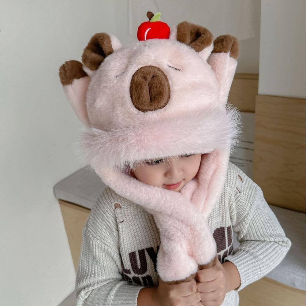 Movable Ears Kids Ear Protection Hat Thickened Children's Pullover Cap  Boys/girls