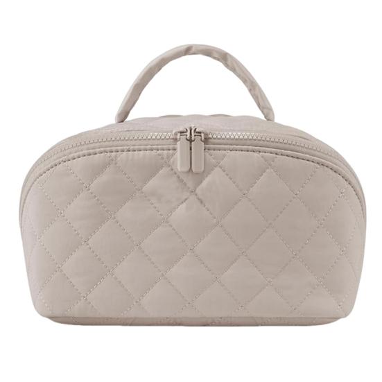 Makeup Bag Woman Puffy Padded Organizer Leak-Proof Interior Washable Cosmetic Case Portable Toiletry Bag