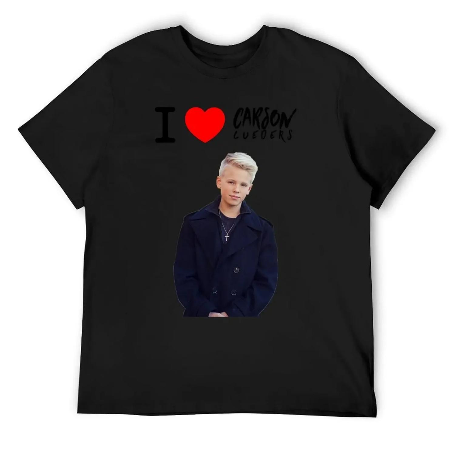 Carson Fan Gear_Wear T-Shirt summer tops oversize t-shirts man heavyweights mens funny t shirts S