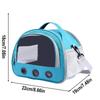 Small Animal Travel Carrier Bag with Harness Leash Set for reptile Portable Clear Window Hamster Transport Cage Outdoor Used