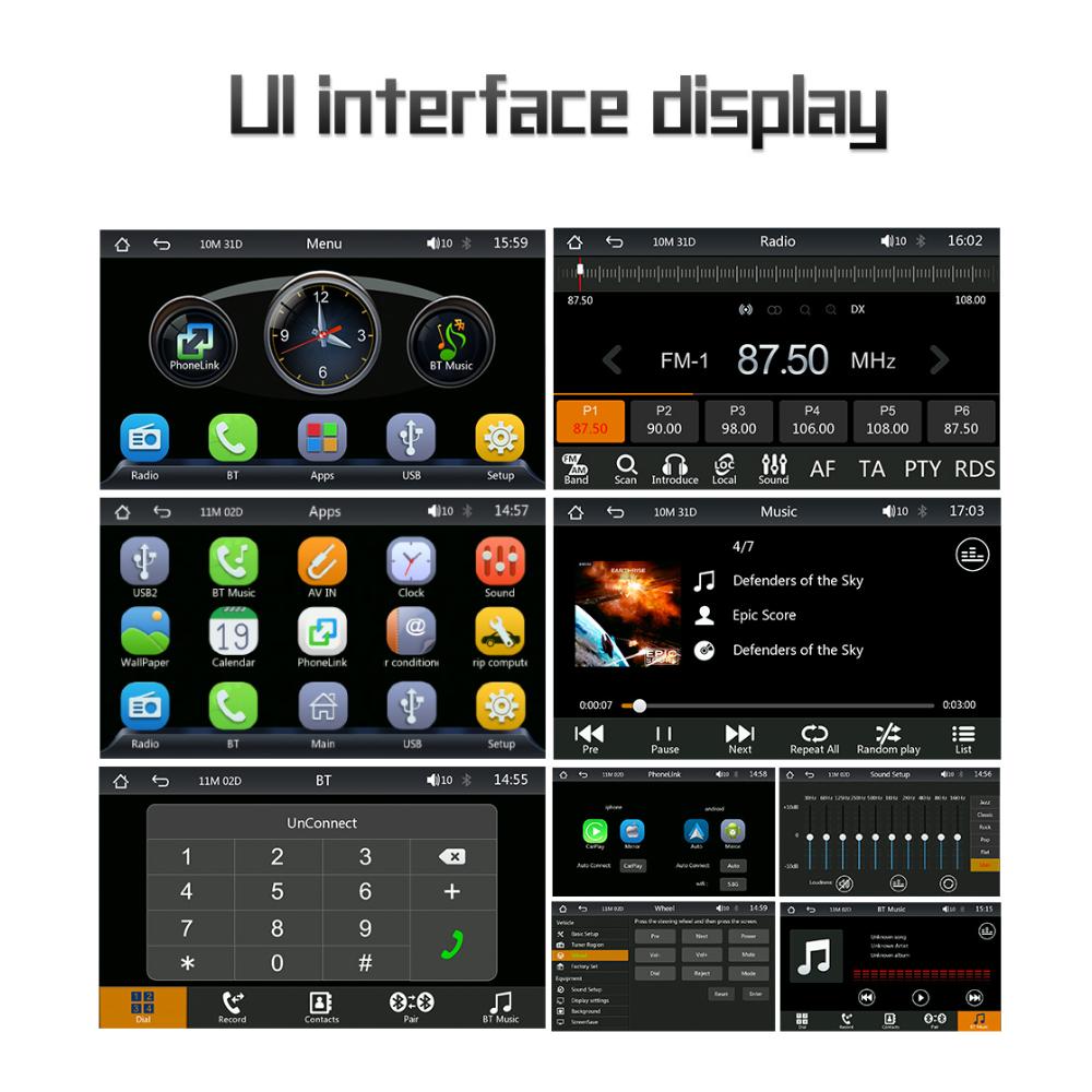Car Radio 2 Din,7 inches,VW/Volkswagen Skoda Octavia Golf 5 6 Touran Passat B6 Polo Jetta Coche Seat,Android Auto,Carplay,Multimedia Player