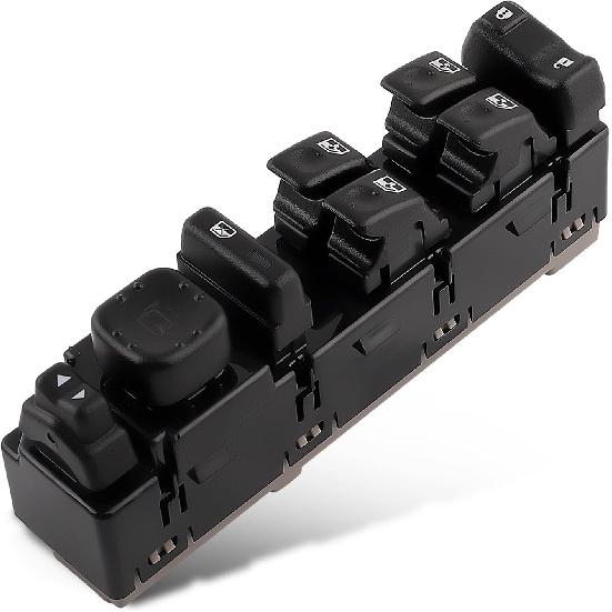 maXpeedingrods 15883429 Master Power Window Switch with Folding Mirrors Control for 2003-2007 Hummer H2 6.0L Includes Door Lock and Window Control