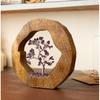 Amethyst Crystal Tree Set In Wooden Ring | Gift Spiritual Item for Energy Flow & Chakra Healing | Feng Shui Gemstone Bonsai Tree |