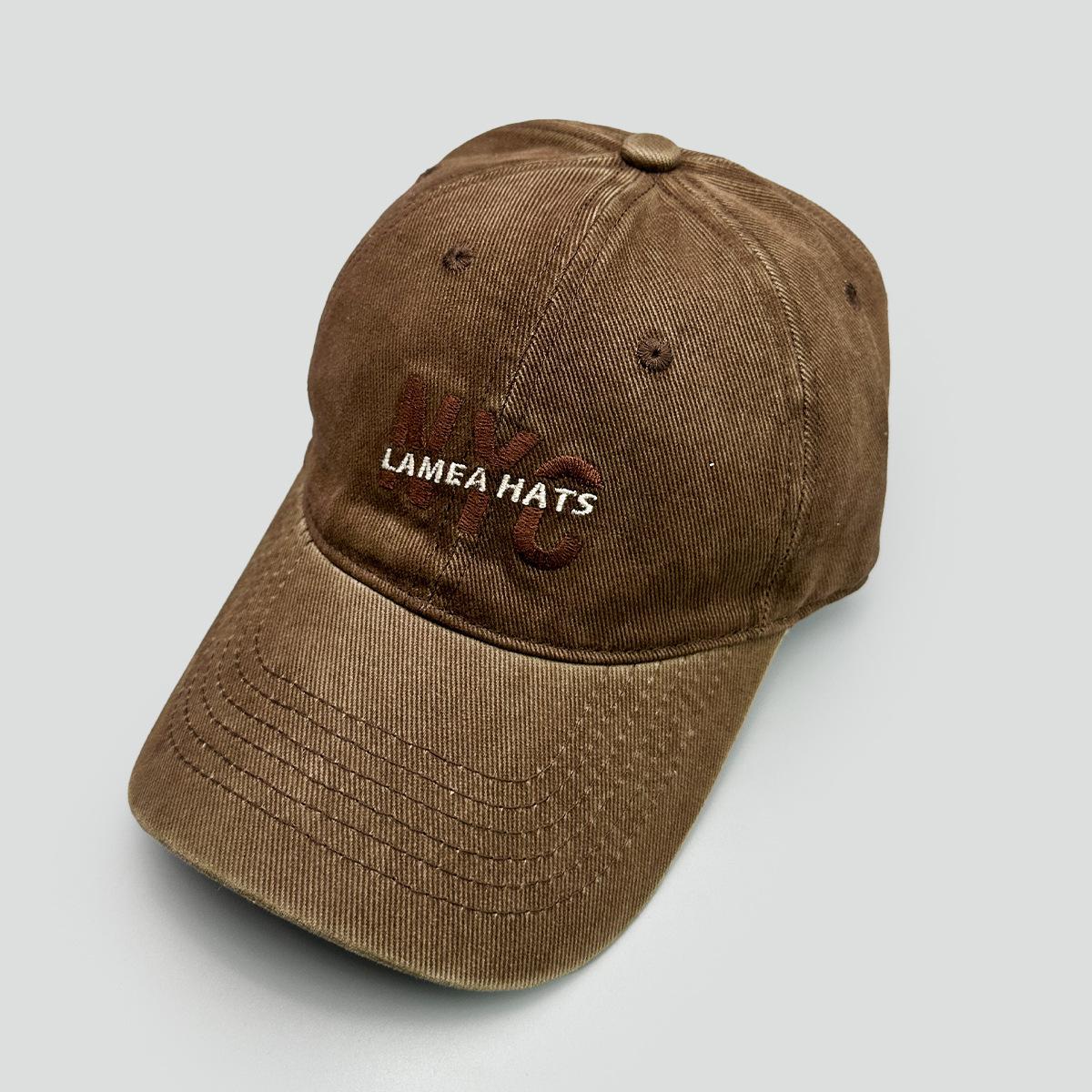 

Tide Brand Embroidery Nyc Letter Baseball Cap Men S And Women S Sunshade Spring And Autumn Casual Versatile Cap 57-62cm верблюд