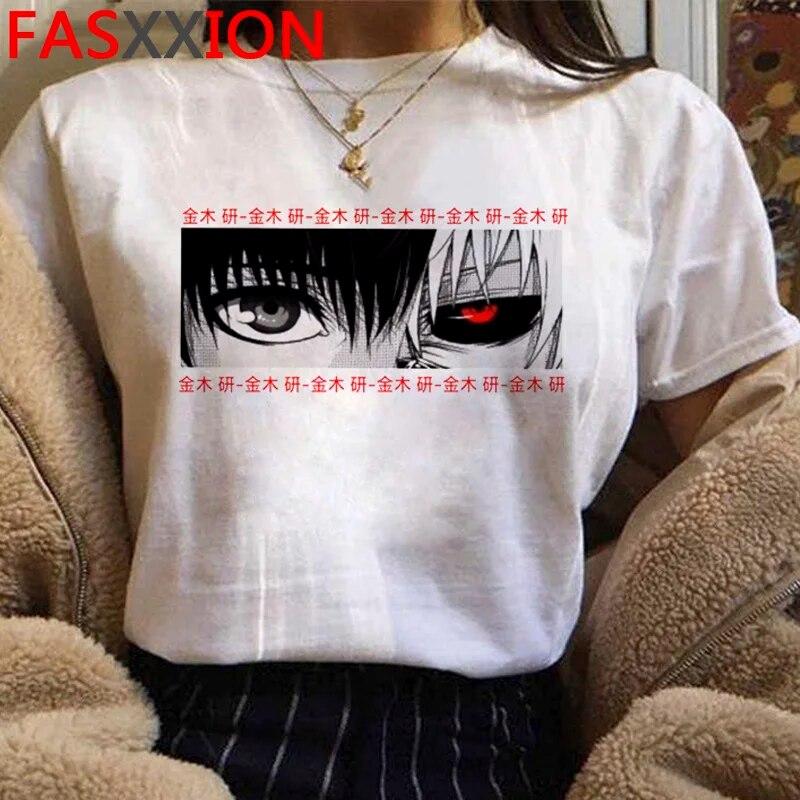 

Футболка Tokyo Ghoul Kaneki Ken унисекс японская графика Ulzzang унисекс Harajuku Cool Unisexga Kaneki Ken парная футболка летняя повседневная футболка 90-х 2XL