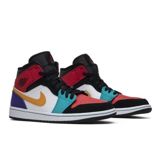

Air Jordan 1 Mid Багатоколірні 554724-125 EU 46 різнокольоровий