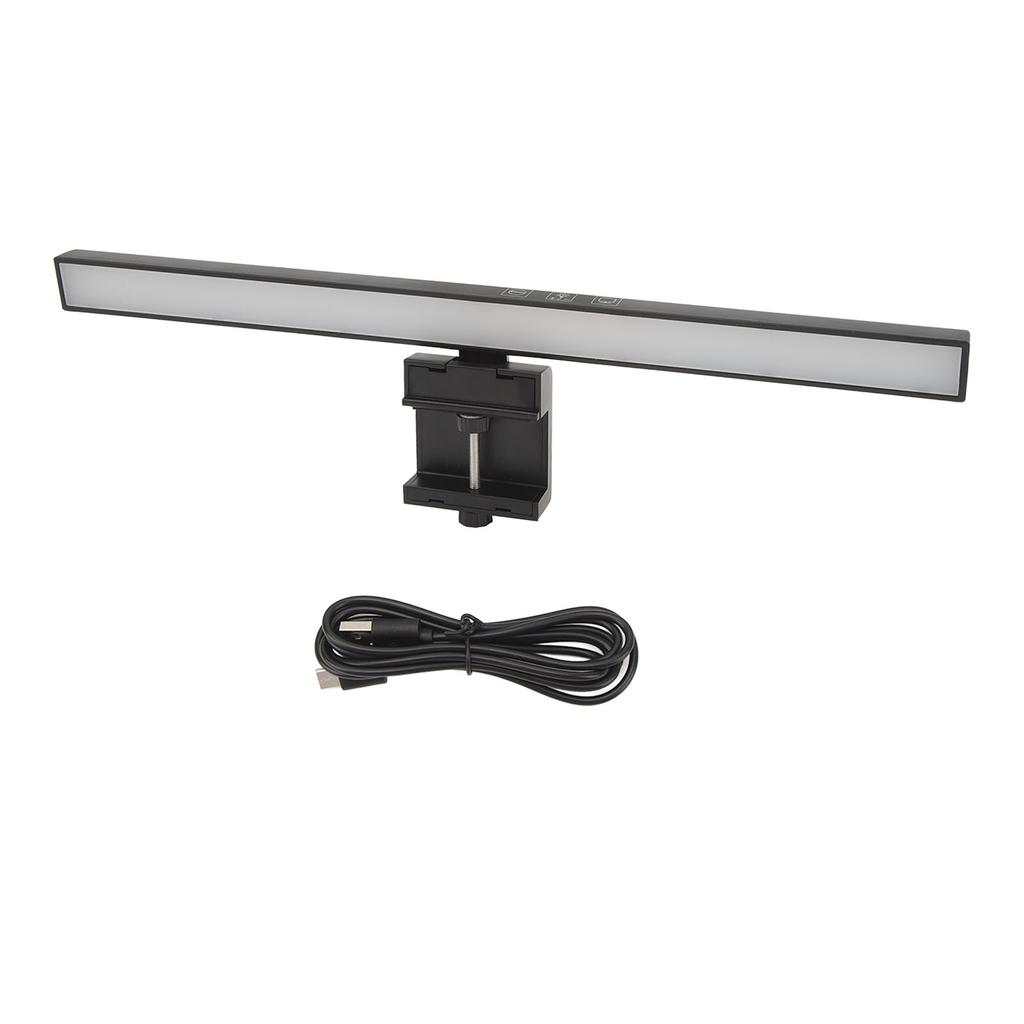 Black Laptop Monitor Lamp Anti Blue Light Eye Care LED Computer Monitor Light Bar 33cm