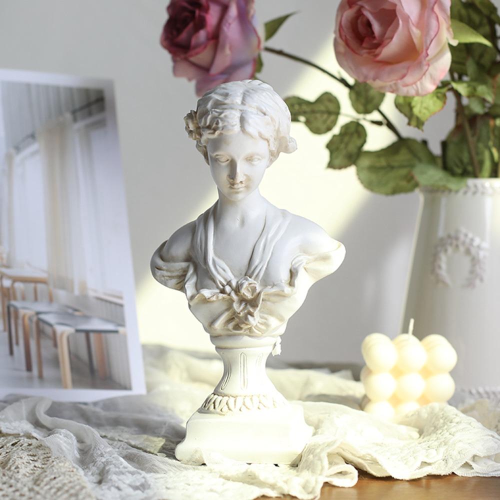 Home Decoration Figure Statue Resin Ancient Greek Statue Retro Venus Figurine Office
