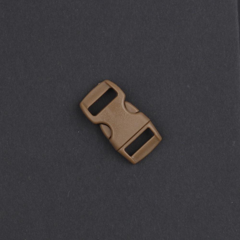DIY Plastic Bracele Parachute 10mm 3/8" Side Release Buckle Outdoor Camp Paracord Webbing Strap