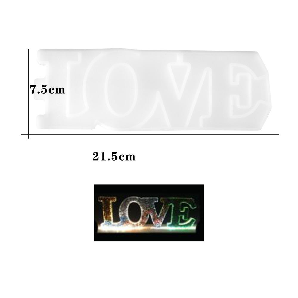 Home Love Silicone Mold Letters Epoxy Resin Mould for DIY Resin Crafts Casting Molds Home Decoration Jewelry Making Tool