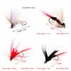 60PCS Colorful Fly Fishing Kit with High Carbon Steel Hook Fly Fishing Tackle  Lakes Rivers