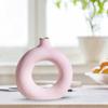 Hand Crafted Ceramic Donut Shaped Vase | for Unique Home Décor