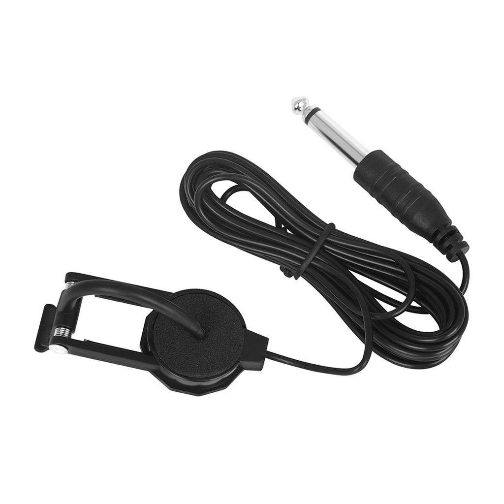 Violin Pickup 2.8m 6.35mm Diameter Audio Jack Clip On Microphone Piezo Violin Guitar Pickups for Acoustic Guitar Violin