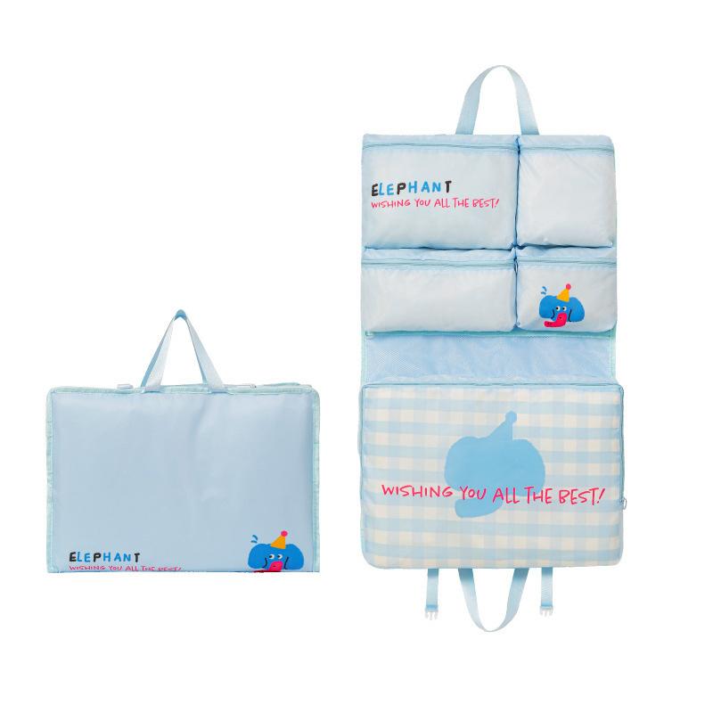 Foldable Travel Storage Bag, Portable Hanging Waterproof Multi-Functional Organizer For Underwear & Socks