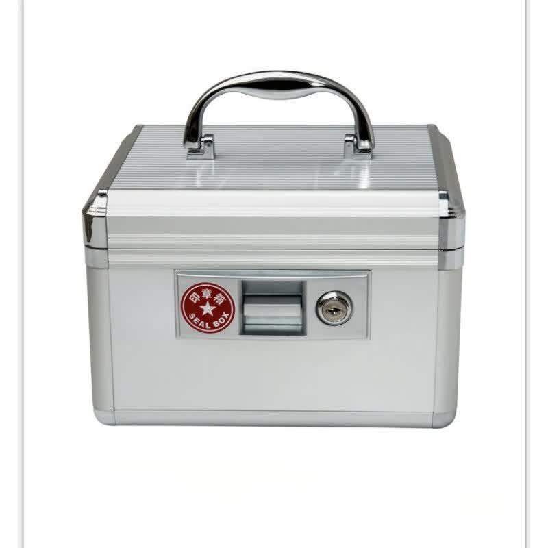RYZH Aluminum Alloy Portable Financial Stamp Box