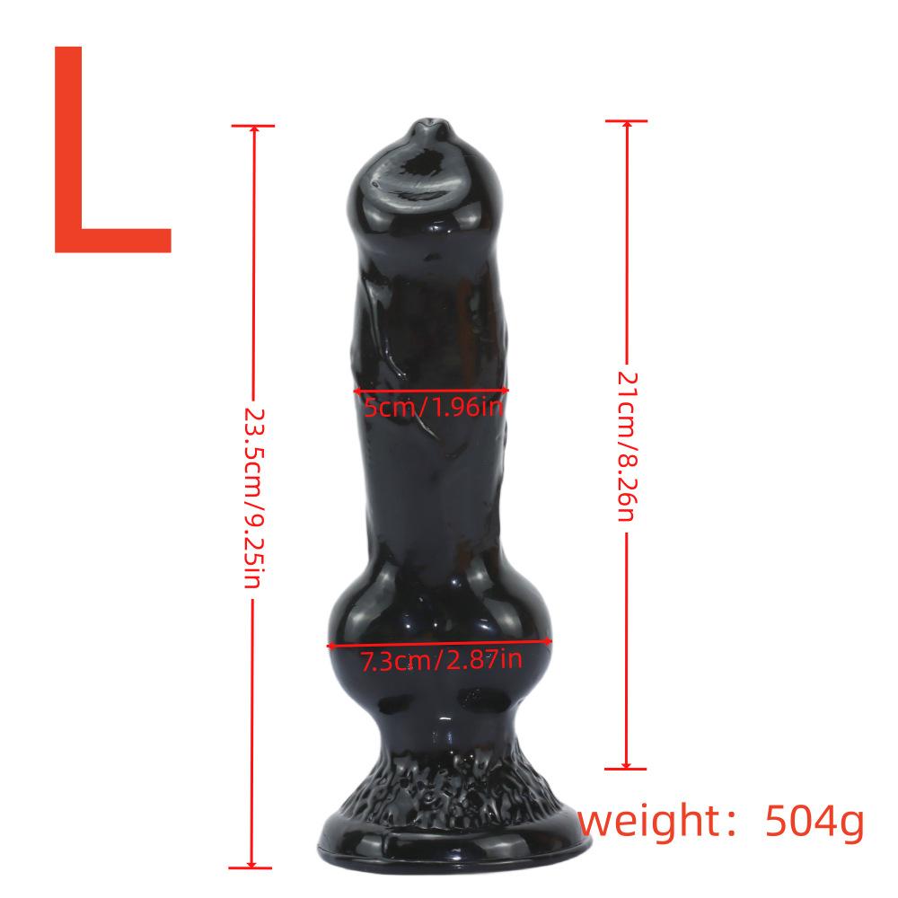 5-Size Realistic Dog Dildo – Extra Large, Thick, Long & Soft Animal Penis Toy for Women – Stretching Anal Plug & Adult Toy