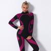 Senza Cuciture Scollo Alto Manica Lunga Yoga Fitness Snellente Sexy Manica Lunga Traspirante Asciugatura Rapida Yoga Manica Lunga Donna