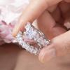 Exquisite, Fashionable, Trendy, Personalized and Creative Ring for Ladies, Elegant and Square Zircon Couple Engagement Set