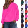 Women's Long Sleeve Oversized  Oversized Drop Shoulder Sleeves Women's Hooded Plush Sweatshirt