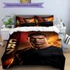 Ronaldo's Iconic Number Seven Bedding Set, Breathable Duvet Cover with Pillowcases, Soft Bed Linen for Bedroom Home Decoration, Perfect Festival Birth