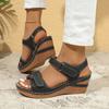 Fashion New Style Women Sandals Soft Stitching Ladies Comfortable Flat Sandals Women Open Toe Beach Shoes Woman Footwear Sandals Treking