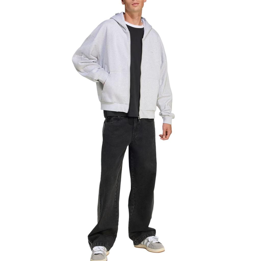 Adidas Originals Premium Essentials Fw25 Sports Hooded Zip Long Sleeve Jacket Men Jackets JW1071