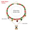 Christmas necklace bell Christmas tree cartoon tag ins color matching wind choker item decoration