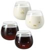 Kaneshotouki Dick Bruna Tumbler Pair Miffy 320ml Glass KN40150 "Swaying Set" Gold/Silver