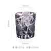Hand Carved Edo Kiriko Whiskey Glass Japanese Crystal Ocean Heart Barware