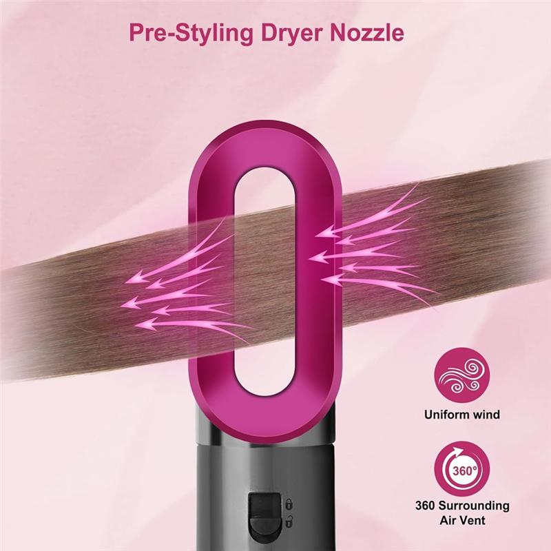 A65T-Pre-Styling Dryer & Airflow Attachment For Dyson Airwrap HS01 HS05 HS08 For Smooth Hair Style And Hair Curling A