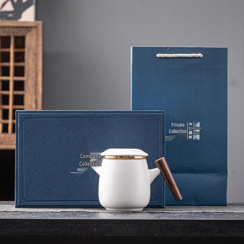 Tea Xun Ceramic Water Cup and Fruit Plate Set