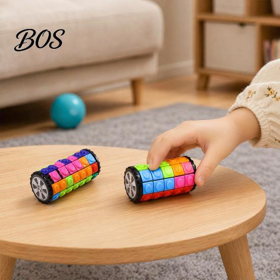 Puzzle Stick Toy Stress Relief Fidget Spinner, Brain Teaser Rolling Spinner Toy, Focus Aid Decompression Desk for Home, Office, Travel