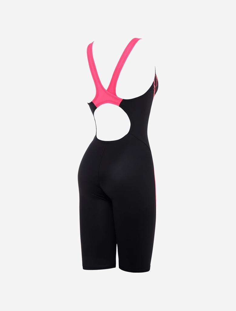 Toneidoseupocheu Magnum 5-Part Half-Body Cross X-Back Coral Swimsuit